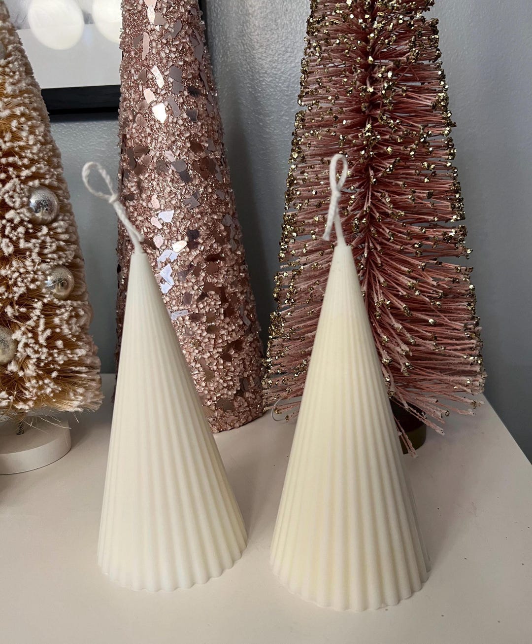 Soy Wax Christmas Tree Candle: Holiday Home Decor - Etsy