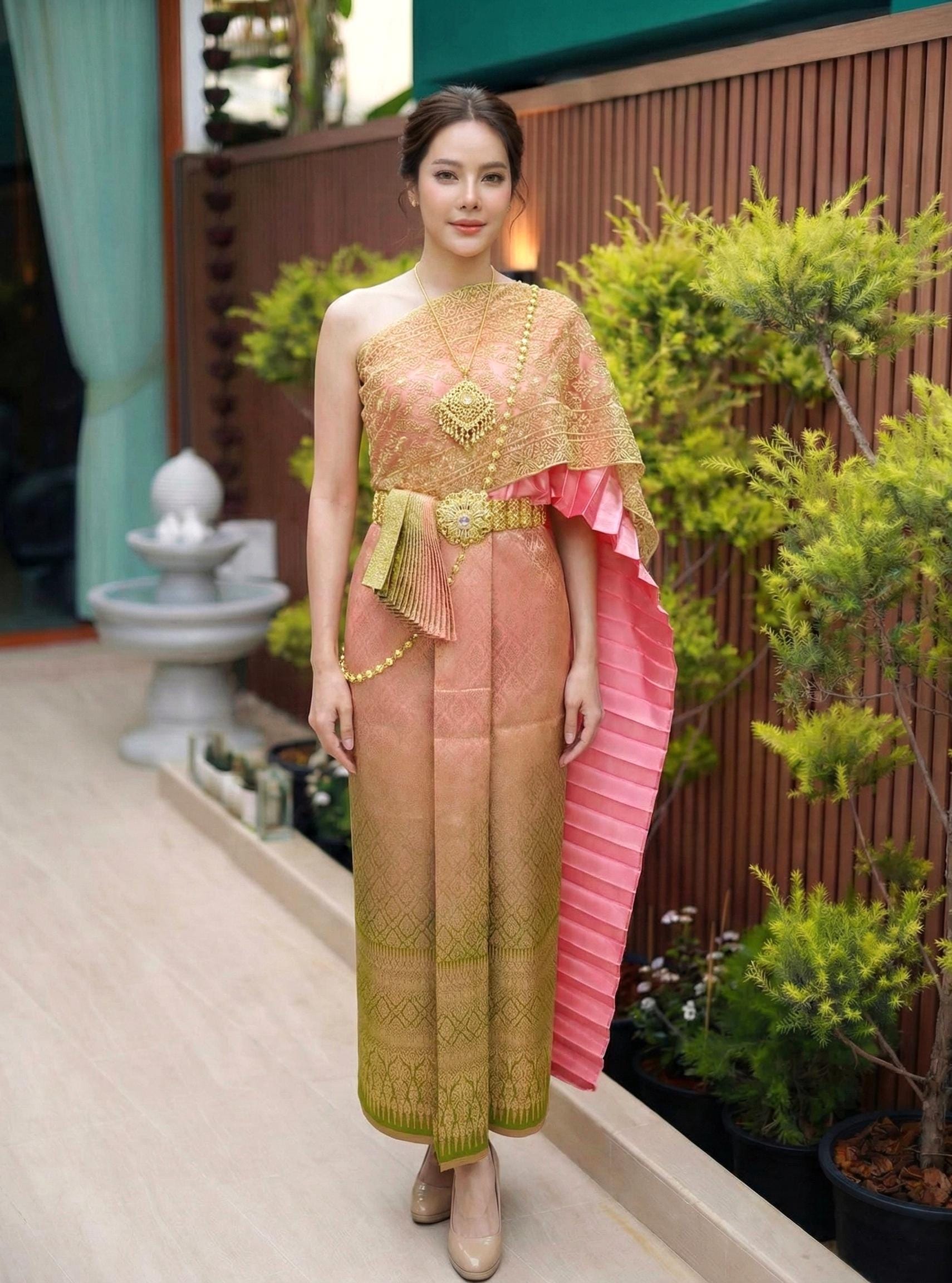 Thai Silk Dress - Etsy Thai Silk Dress - Etsy