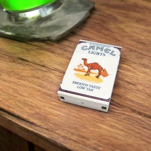 Vintage Camel Lights Lighter Flip Top Box Pack