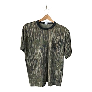 Vintage 80s Realtree Camo T-Shirt: Single Stitch, Made in USA
