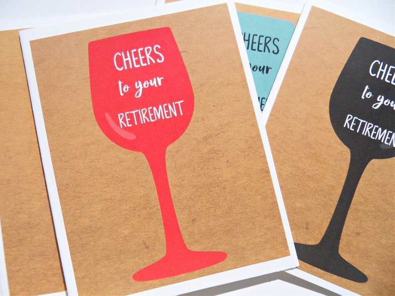 Retirement Card Happy Retirement Card Cheers to Your Etsy Canada