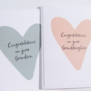 New Grandchild. Card for Grandparents. Pregnancy Announcement Card. Pregnancy Reveal. New Grandma. New Grandpa Congratulations. gch