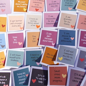 30 mini cartes d'affirmation du jour, mini cartes d'encouragement, message positif, cartes de correspondance pour le déjeuner de l'école, cartes de gentillesse, consolidation d'équipe