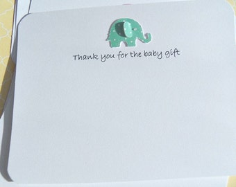 Baby Gift Thank You Cards, Baby Shower Thank You Cards, Baby Girl Shower, Gender Neutral, Baby Boy Shower Cards - BSETY