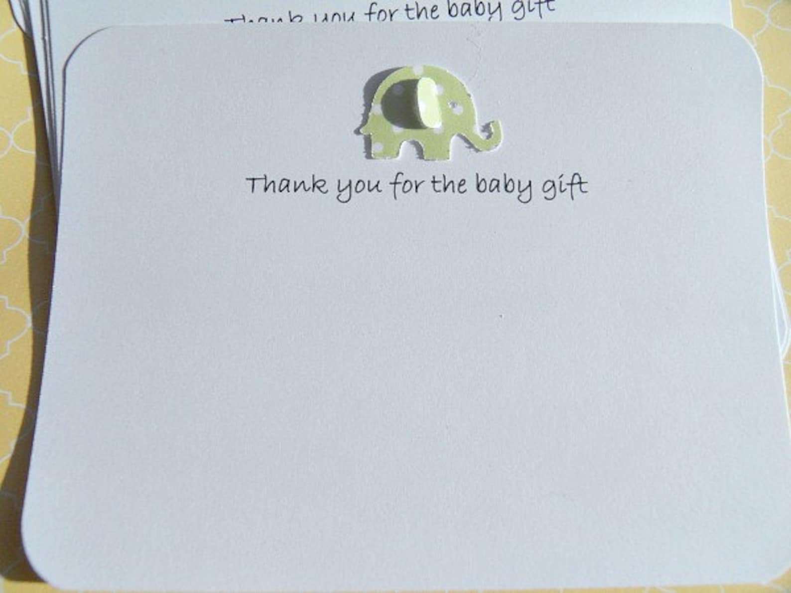 Baby Gift Thank You Cards, Baby Shower Thank You Cards, Baby Girl Shower, Gender Neutral, Baby