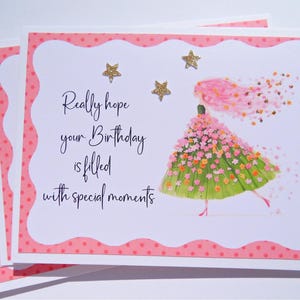 Carte d'anniversaire pour fille, soeur, maman, enseignante, collègue, carte d'anniversaire femme, carte d'anniversaire pour elle, carte magique, fbc