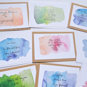 Cartes d'affirmation du jour, 9 cartes d'encouragement, cartes de rentrée scolaire, cartes de correspondance pour le déjeuner, cartes de soutien à l'anxiété, calendrier de l'avent encart