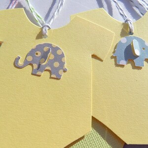Baby Shower Gift Tags 6 Baby Gift Tags Elephant Gift Tags Baby Girl Shower Gift Tags Baby Boy Shower Gift Tags image 4