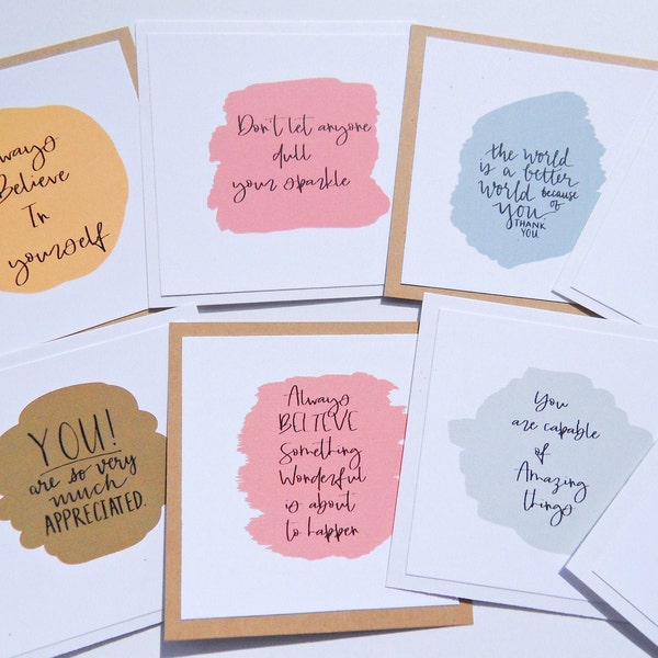 Encouragement cards, Mental health cards, Daily affirmation cards, Mindfulness Cards, Lunch Notes, Anxiety Support, Positivity Gift