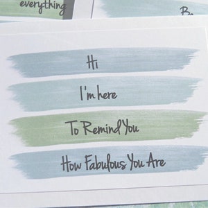 Carte mots d'encouragement - carte d'amitié - carte de positivité - carte d'encouragement - carte édifiante - carte pour adolescents - fb1