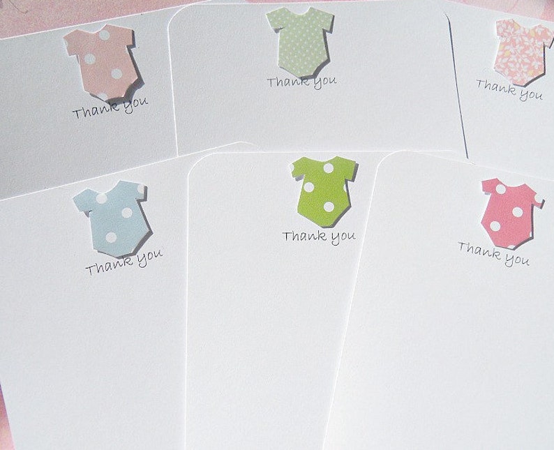 Baby Shower Thank You Cards . Baby Girl . Baby Boy . 10 Baby Etsy