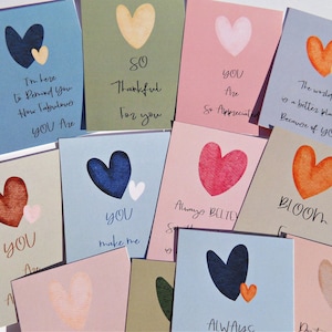 Cartes d'encouragement pour adolescentes, cartes Santé mentale, 12 affirmations quotidiennes, soutien contre l'anxiété, manifestations quotidiennes, cartes pleine conscience