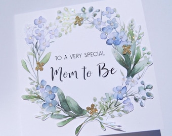 Mom To Be Card, Pregnancy Congratulations Card, Baby Shower Card, New Mom Card, Daughter Sister Pregnancy Card