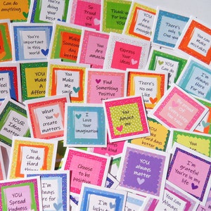 Divertidas y coloridas tarjetas de ánimo, 45 tarjetas de confianza, tarjetas de cumplidos, tarjetas inspiradoras, tarjetas de amabilidad imagen 5