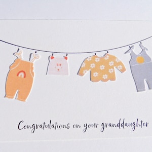 Nouvelle petite-fille. Carte pour les grands-parents. Faire-part de grossesse. Révélation de grossesse. Nouvelle grand-mère Grand-père, petite-fille. gg5
