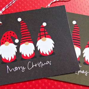 Christmas Gnome Gift Tags, 10 Funny Christmas Gift Tags, Santa Gift Tags, Christmas Gift Wrap, Funny Gift Tags, Holiday Gift Tags, ggt1