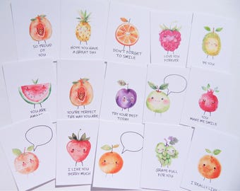 Kids Funny Words of Encouragement Cards, 30 cards, Positive Message Cards for kids, Back to School cards, Compliment Cards, Lunch Note Cards