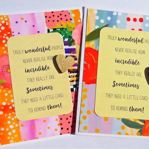 Carte d'encouragement, carte édifiante, carte d'encouragement de l'amitié, carte de motivation, carte personne merveilleuse, carte de collègue, carte pour ados
