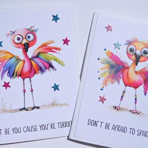 Carte de positivité pour adolescente, carte Be You, carte pour fille, soeur, maman, remerciement d'un collègue, carte d'anniversaire pour fille, carte Vous êtes formidable