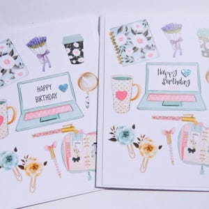 Carte d'anniversaire pour collègue, sœur, petite amie, fille, maman, belle-mère, cadeau d'anniversaire pour enseignant