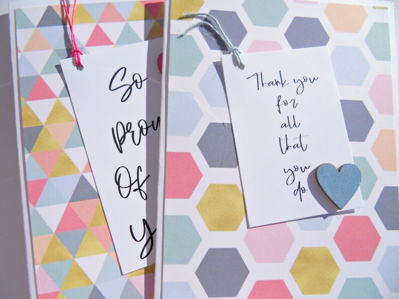 poy2 Encouragement Cards for teens and best friend So Proud of You Thank you Note Cards Mental Health Support