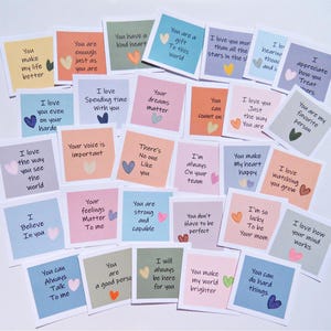 Mini cartes d'encouragement, 30 cartes d'affirmation de soi, Message positif, Cartes de compliments, Cartes de correspondance pour le déjeuner scolaire, Cartes de gentillesse, Team Building