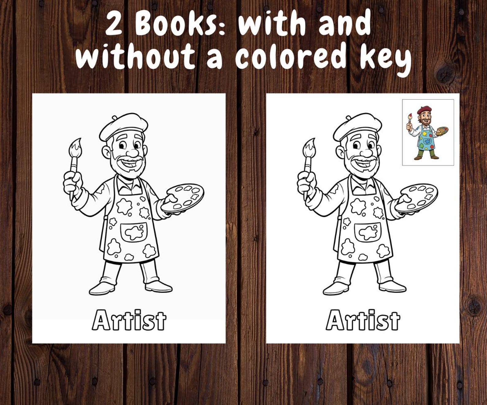 Professions Coloring Pages for Kids, Community Helpers, Job Career Day ...