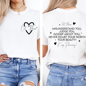 Let Them SVG, Keep Shining Svg, Inspirational Svg, Self Worth Svg, Self Love Svg, Motivational Svg, Cut Files, Cricut, Png, Svg
