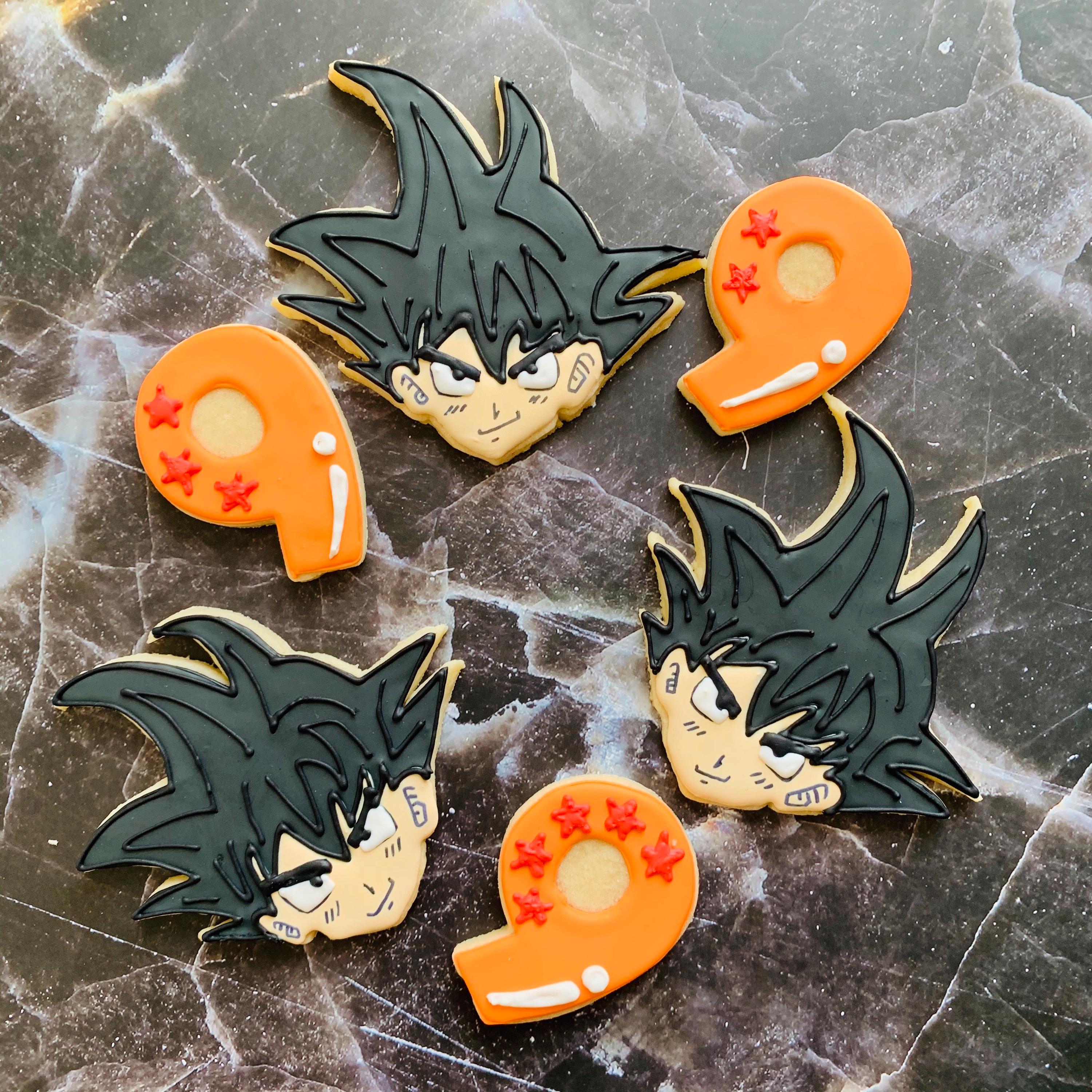 Dragon Ball Z Cookies | Goku Cookies | Birthday Cookies