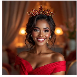 Red crystal tiara- Red Henna crown-Red bridal crown- wedding tiara-Wedding hair accessories-tiara crown-Princess Tiara-crystal wedding crown
