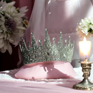 Crystal Tiara -Crystal Bridal Tiara-Swarovski wedding tiara-Zircon Crowns-Bridal Silver Headpiece-Engagement Crowns-Wedding Hair Accessories