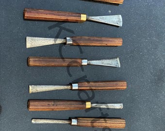 Kit de herramientas para tallar madera, juego de 10 piezas para tallar madera, herramientas para trabajar la madera de acero al carbono forjado a mano, herramientas de carpintería, herramientas de carpintero para trabajar la madera.