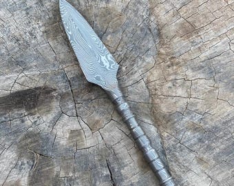Custom handmade Real Damascus steel Kunai, Throwing knife, Damascus Kunai for Hunters, Wedding Gift, Christmas Gifts/Gift for men