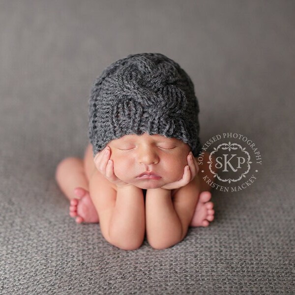 Knit Newborn Hat Etsy