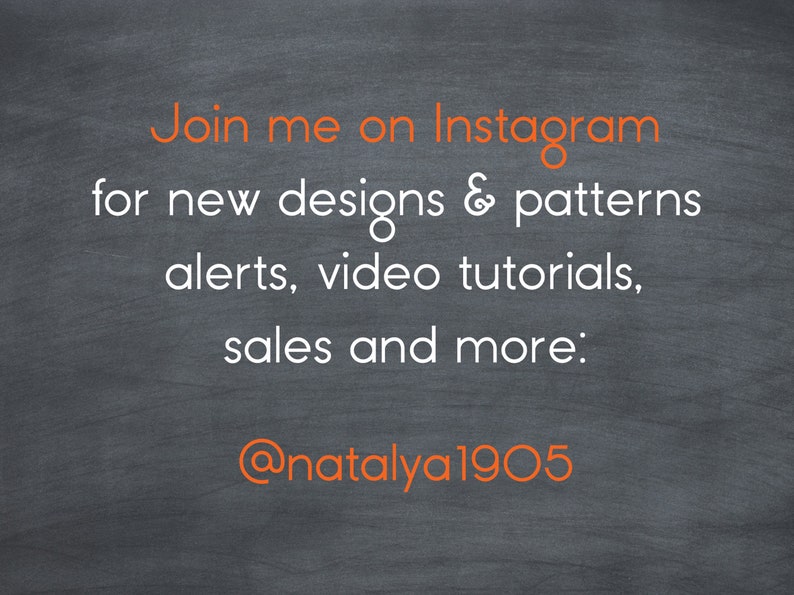 Join Natalya1905 on Instagram for new patterns, publications, and sales.