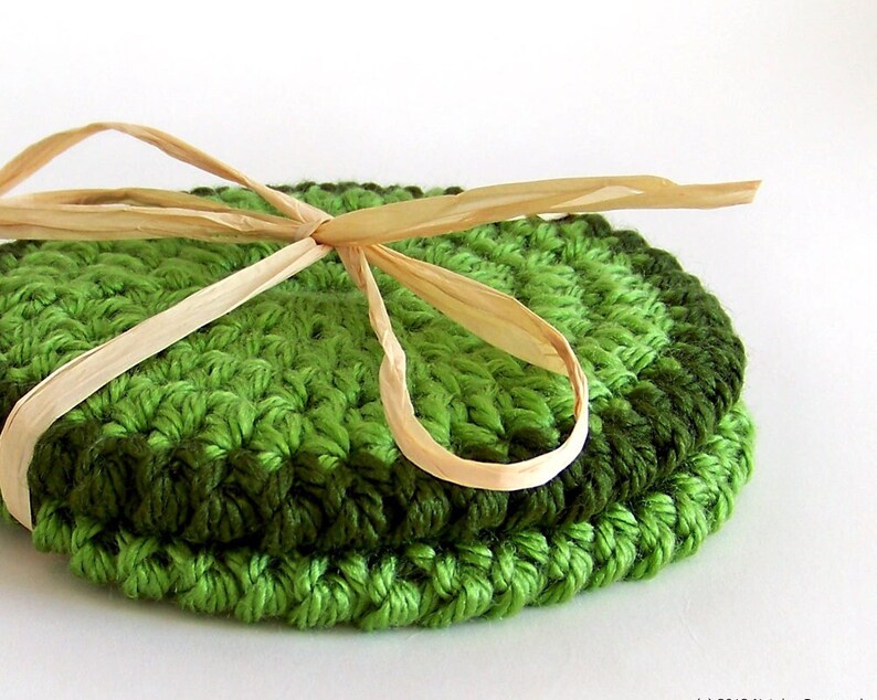 Crochet Coasters Pattern, Beginner Easy Tutorial, Simple Modern Crochet Gifts image 2