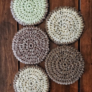 Easy Crochet Coasters Pattern: Home Kitchen Décor, Beginner Pattern PDF
