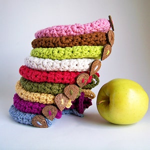 Easy Crochet Pattern, Crochet Apple Cozy Pattern, Beginner Simple Crochet Amigurumi Pattern Tutorial, PDF Download image 3