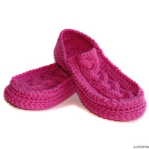 Crochet Pattern Crochet Slipper Pattern Knitting Pattern - Etsy