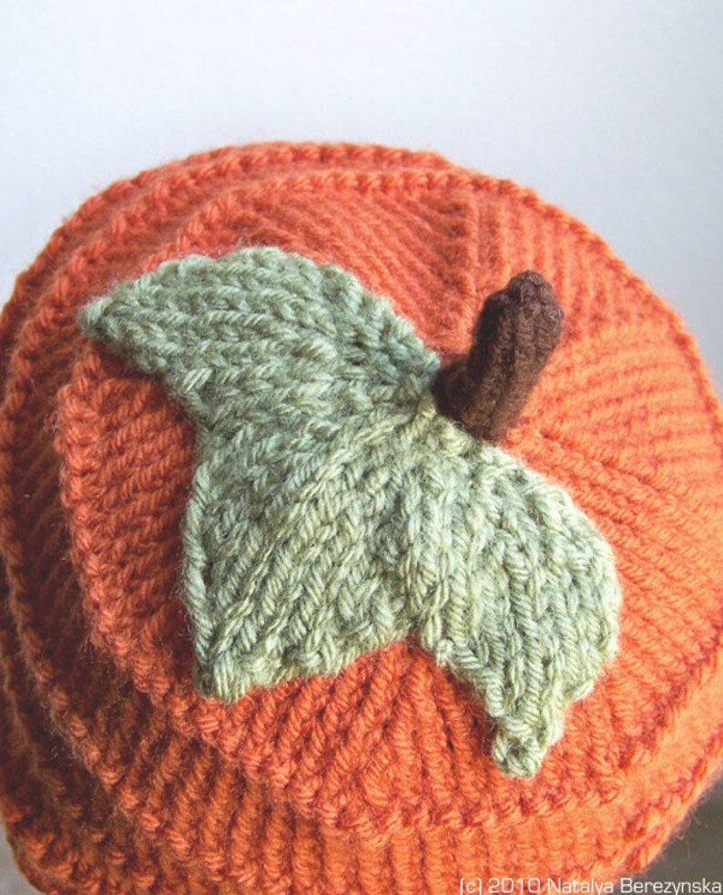 Knit Pumpkin Hat Pattern Knit Pumpkin Hat Adult Pumpkin Hat Etsy