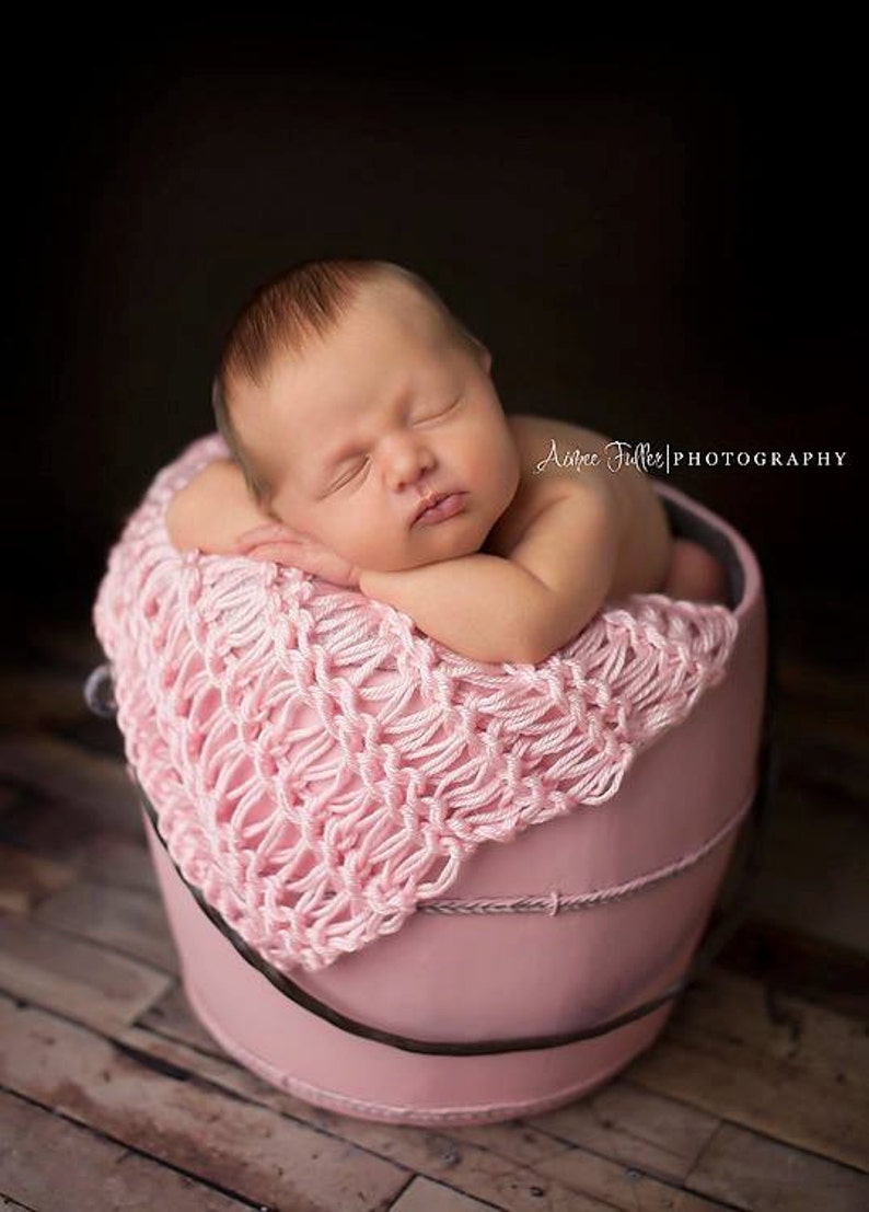Newborn Girl Blanket Newborn Girl Wrap Newborn Photo Prop Etsy