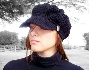 Crochet Pattern Hat, Crochet Newsboy Hat Pattern, Crochet Womens Hat Pattern, Crochet Hat Pattern, Crochet Newsboy Cap Pattern, Easy Crochet