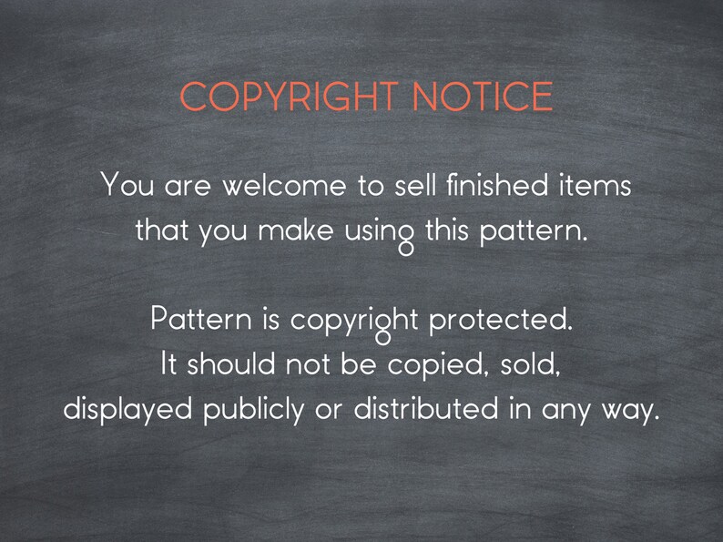 Copyright information for a coffee sleeve crochet pattern by Natalya1905