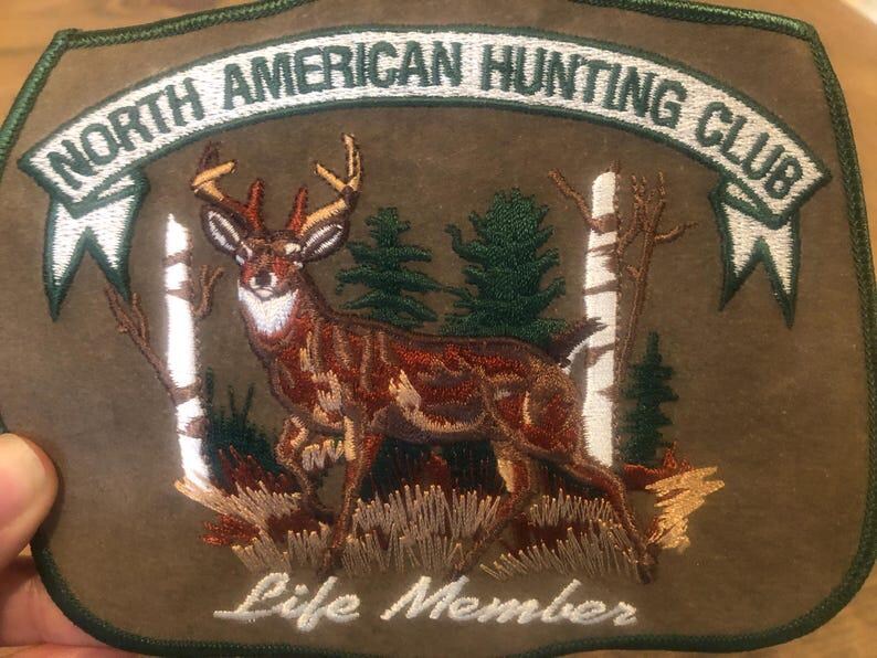 North American Hunting Club Patch, Deer Hunting Patch, Hunting Club