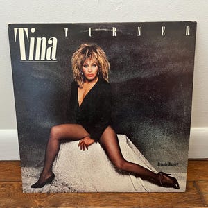 Vintage Tina Turner Private Dancer Vinyl Record, Original, 1983, Tina Turner Vinyl, Collectible
