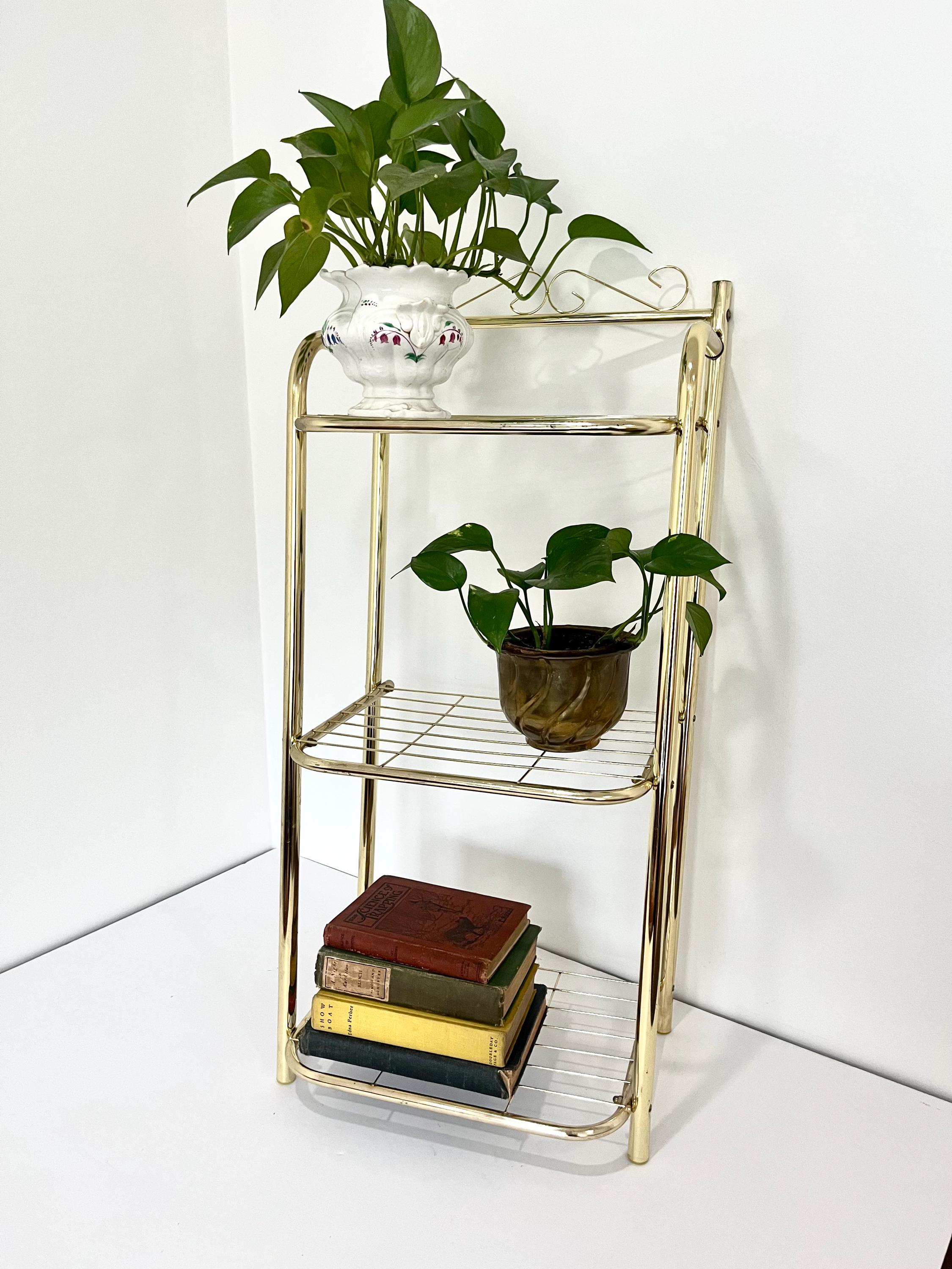 Hollywood Regency 3 Tier Shelf - Etsy