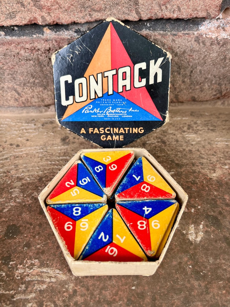 Vintage Board Game Collection: Monopoly, Contack, Racko - Etsy