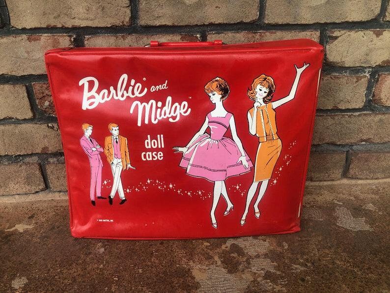 Barbie and ken carrying case 1963 hotsell