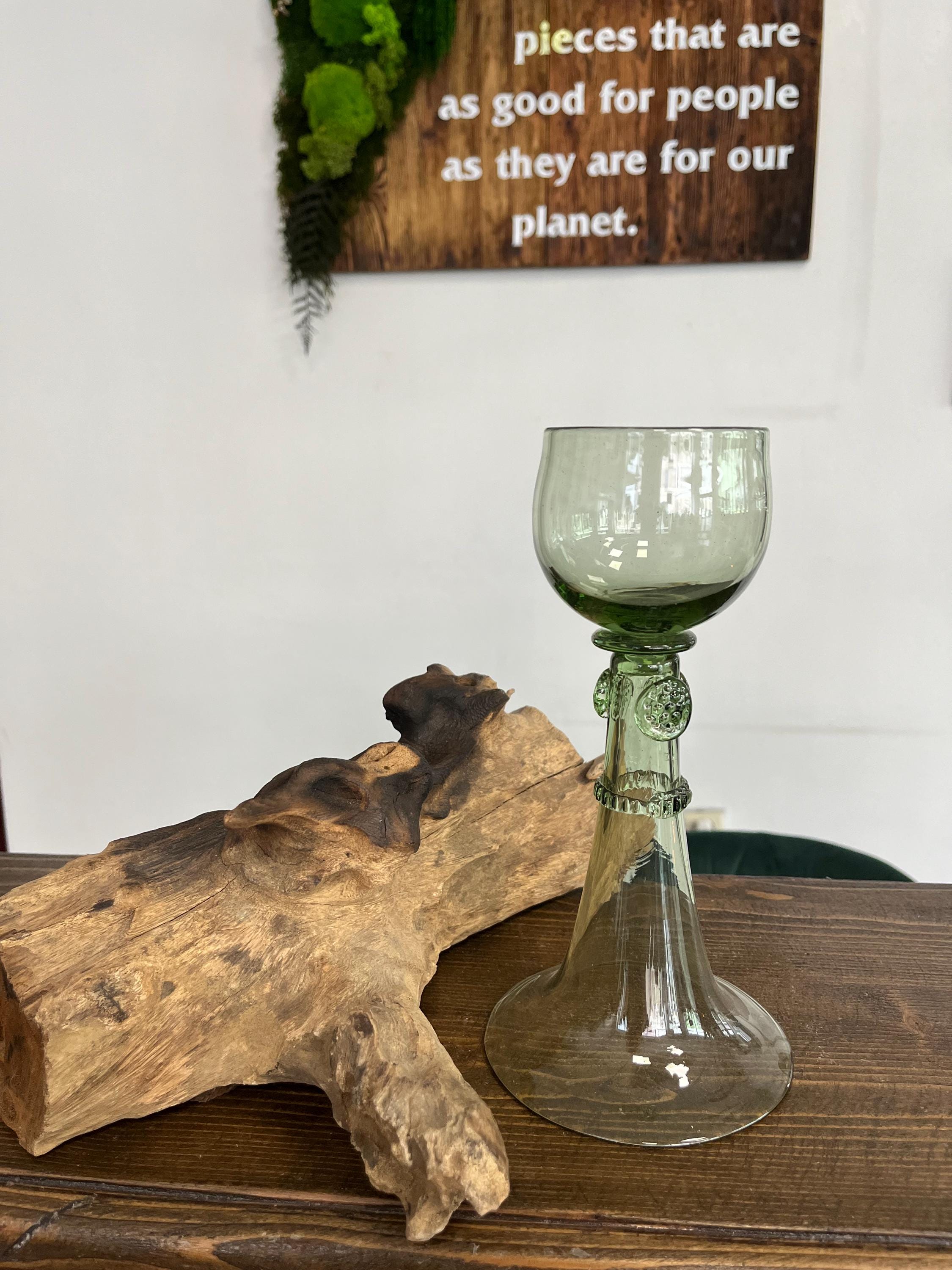 Forest green goblet - Etsy 日本