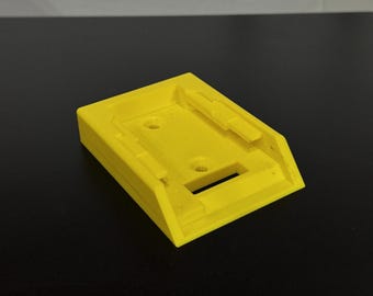3D-utskriven DeWalt-batterihållare - Väggmonterad | Organisera dina verktyg | Robust och hållbar